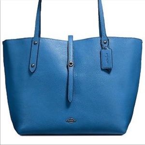 Coach Market Tote- polished pebble leather new